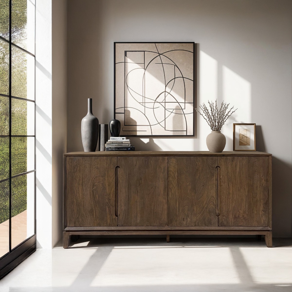 Tennis balls on a court